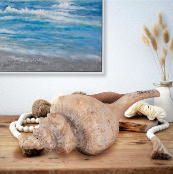 Horse Conch Seashell Decor Bowl - Picture 4 of 10